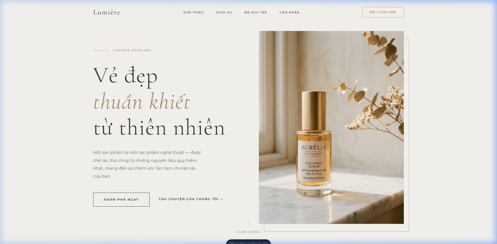 Ethereal Landing Page Preview